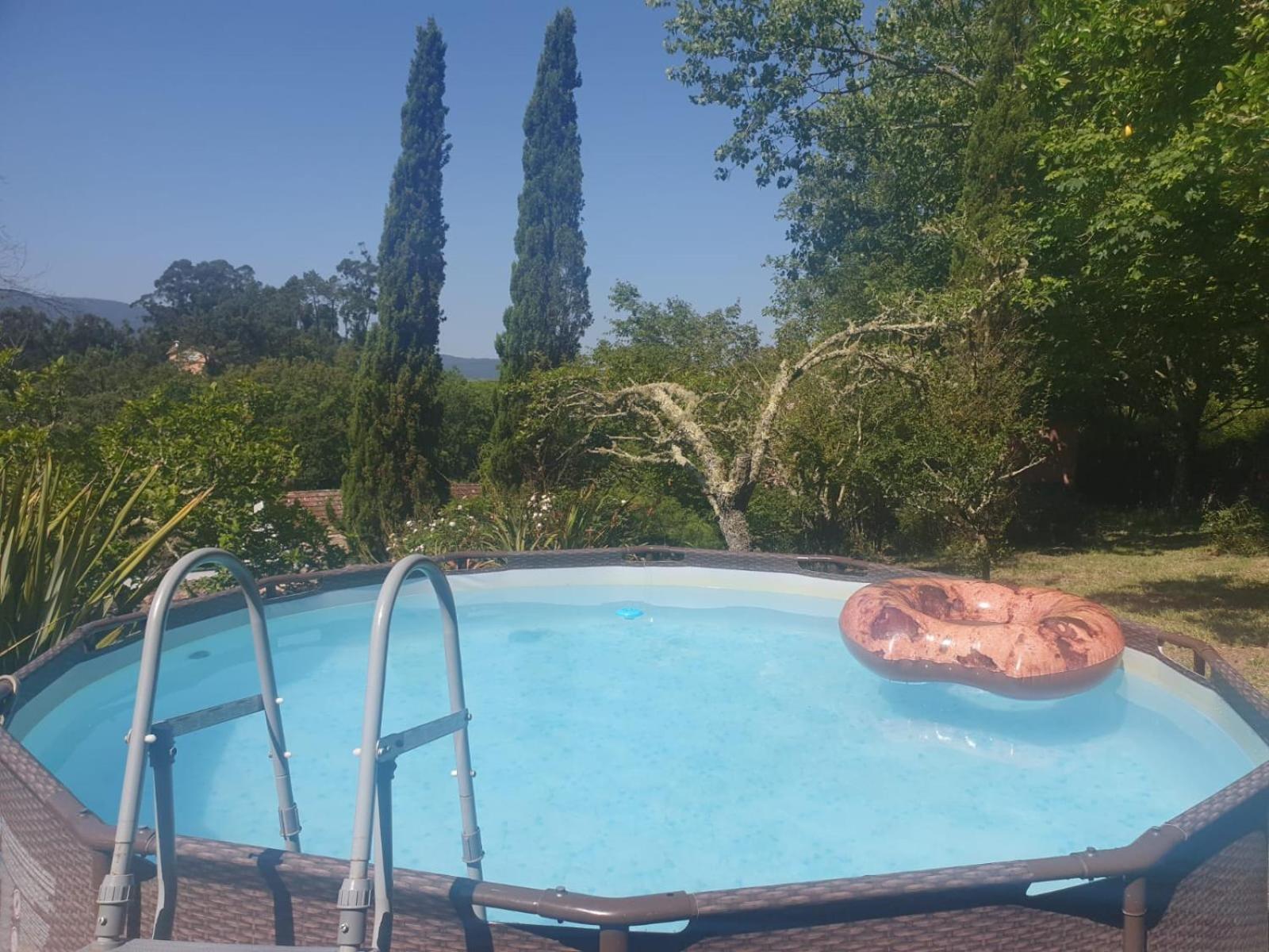 Casa Rural A Pousa Gondomar Con Piscina Villa Exterior photo